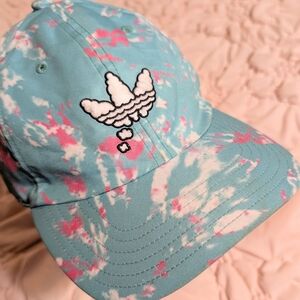 Adidas Cloud Thought logo Tie-Dye Acid Mint Cap
